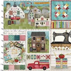 Shop hop serie patchworkstof - Motiver