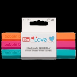 Bobbin holder til spoler Love - Orange/pink/turkis