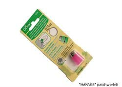 Fingerbøl med gummi 15,5 mm Pink ( M)
