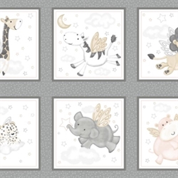 Moonlit Dreams patchworkstof - store motiver