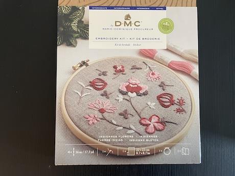 Eco Vita broderikit fra DMC - Indiennes flowers