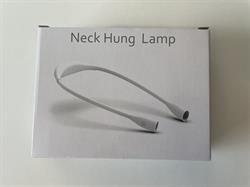 Nakke lampe med ledlys, 3 lysstyrker og genopladelig.