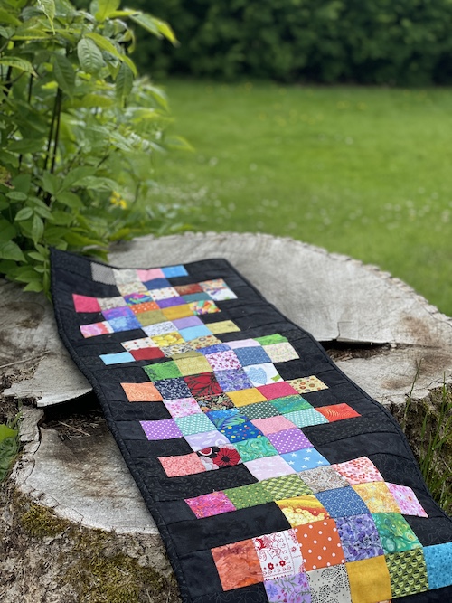 Otterup løber smuk patchwork løber