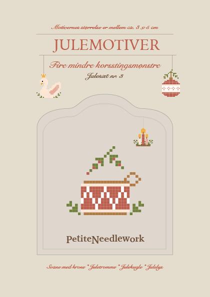 Petite Needlework broderi julemotiver nr 3